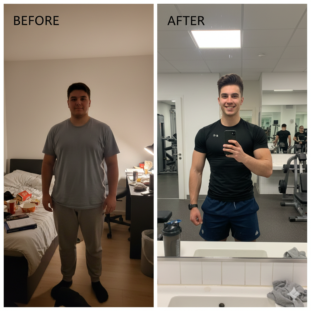 Michael before after testimonial